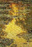 Claude Monet nackrosor painting